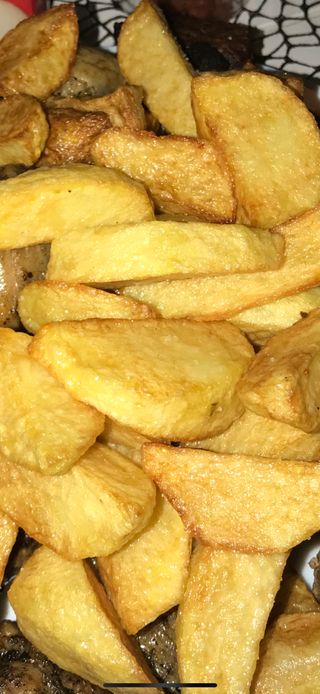 Ziemniaki smażony z czosnkiem/ bez czosnku