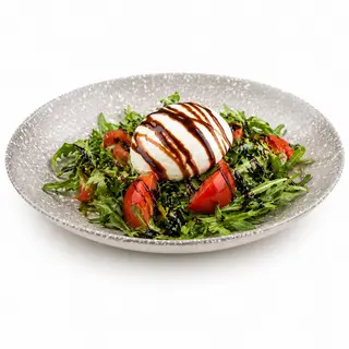 Salata cu Burrata si Rosii Cherry-220g