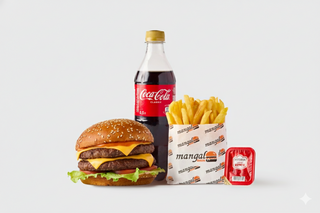 Menu Cheese Burger beef x2