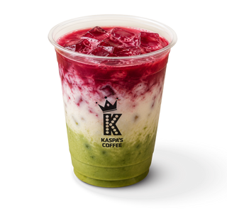 Iced Strawberry Cloud Matcha Latte