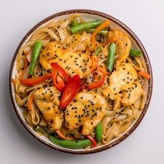 Лапша Рисова з куркою