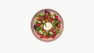 Salade burrata et tomate cerise au pesto