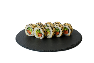 Каліфорнія в кунжуті з лососем та авокадо 8шт