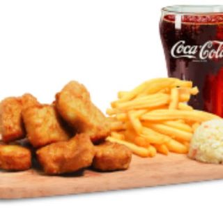 Menú Popcorn De Pollo (12 Uds.)