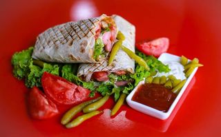 სამარხვო შაურმა სოკოთი