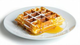 Waffle crema pasticcera