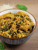 Egusi soup per spoon