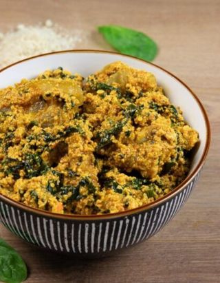 Egusi soup per spoon