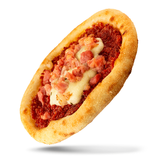 34. Esfirra de Chouriço Com Queijo e Bacon