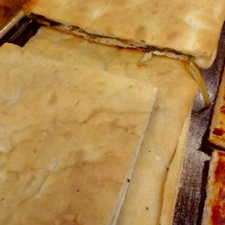 Focaccia verdura e mozzarella