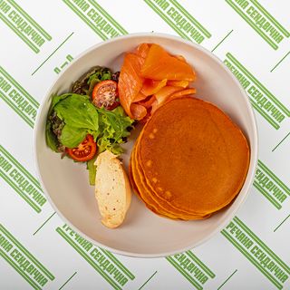 Панкейки з лососем (250г)