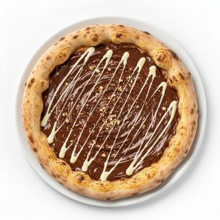 Pizza al cioccolato