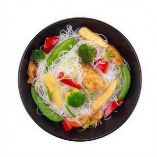 Фунчоза з куркою в устричному соусі (300г)