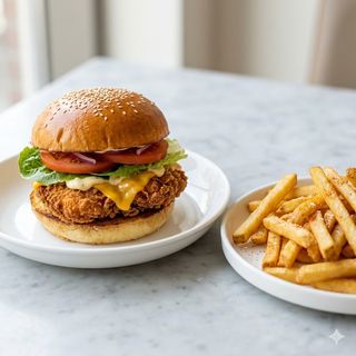 Hamburguesa Pollo Crispy