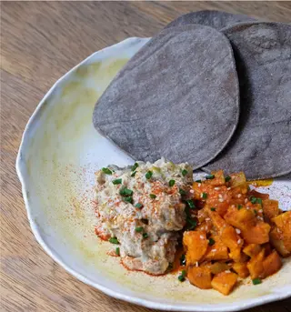 Baba Ganoush Con Menta Y Pimentón Ahumado