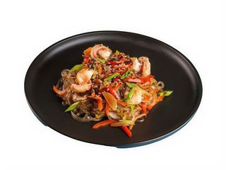 Makaron ryżowy z owocami morza (350g)