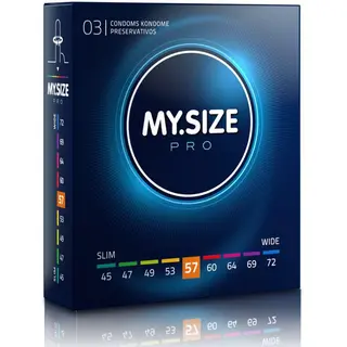 My Size Natural Condom Latex 57Mm 3 Uds