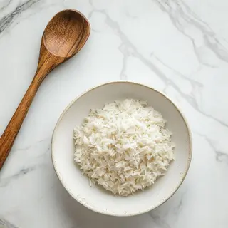 Steamed rice