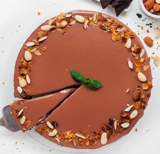 Ciasto Migdałowiec kawałek KETO VEGAN LACTOSE FREE GF SF