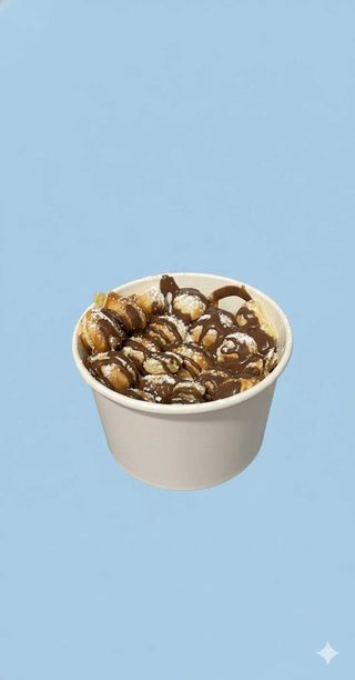 Bowl Bubble Waffel nutella