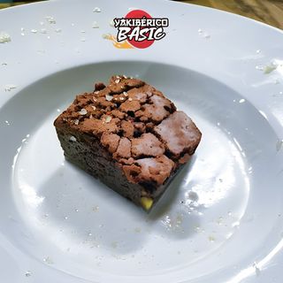 Brownie de Chocolate y Sopa de Coco
