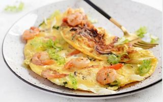 Omelete de Camarão