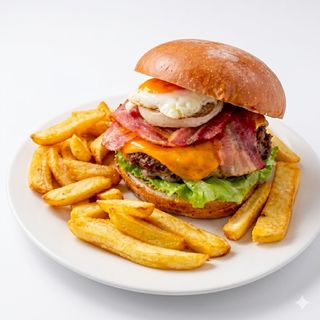 Menú Hamburguesa de la Casa