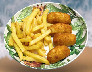 Croquetas de pollo con patatas 4 unidades