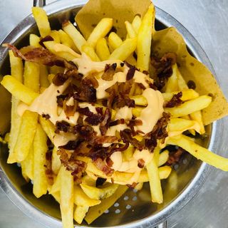 stick di patate con cheddar e bacon