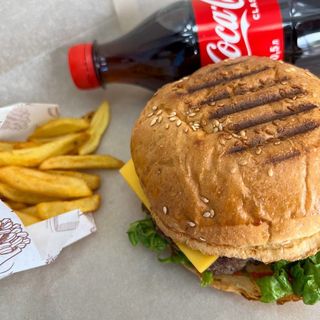 Комбо чизбургер говяжий