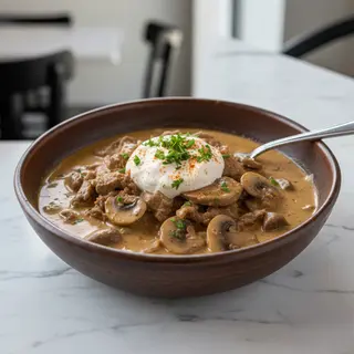 Beef Stroganoff