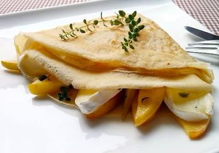 Crepe Salado De Queso De Cabra