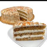 Tarta de zanahoria (porción) 