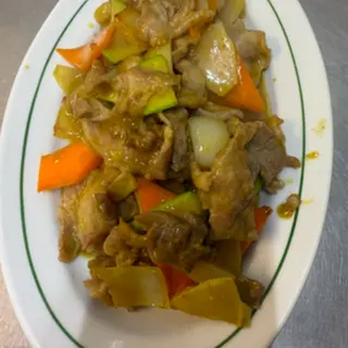 Ternera Con Salsa Curry