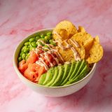 Poke Crispy Salmón Mediano