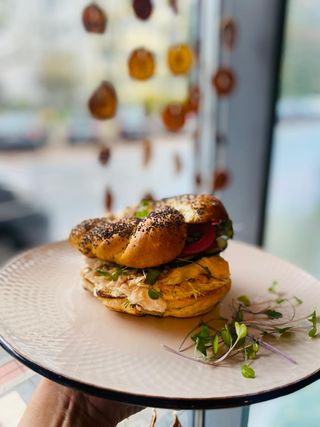 Bajgiel Grillowane Warzywa