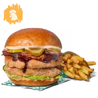 PODWÓJNY BARNEY CHICKEN ZESTAW