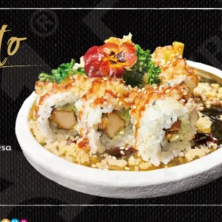 Poloo en tempura