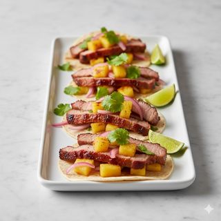 Tacos Al Pastor De Secreto Ibérico (5 Uds.)