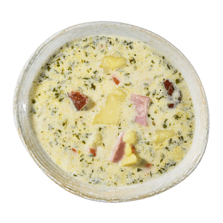 Ciorba de cartofi cu afumatura