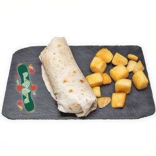 Burrito fajitas de pollo (300/350 g. tortilla de 0,30)