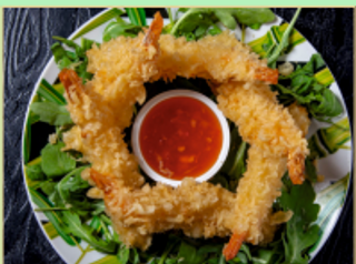 Gamberi in tempura 6 pezzi