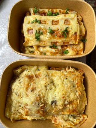 Crêpes Fourrées ( jambon et poulet )