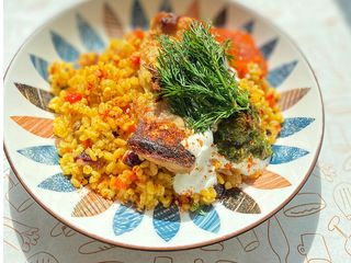 Плов з булгуру з лимонною куркою (430g)