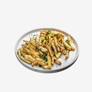 Cartofi la plita cu marar si usturoi