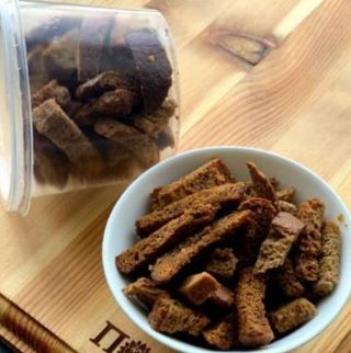 Сухарики ржаные с чесноком (40 гр.)