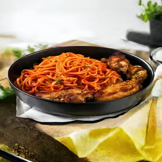Stirfry Spaghetti With Plantain And Chicken