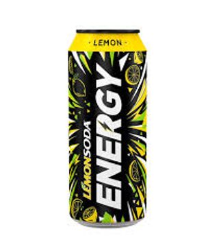 LEMON SODA ENERGY GUSTO LEMON
