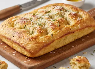 Foccacia cu parmezan