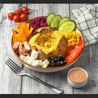 Kumpir własnej kompozycji mały